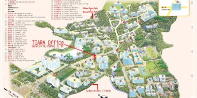Tsinghua ವಿಶ್ವವಿದ್ಯಾಲಯ ಕ್ಯಾಂಪಸ್ ನಕ್ಷೆ