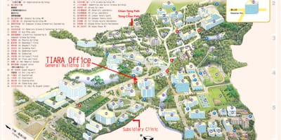 Tsinghua ವಿಶ್ವವಿದ್ಯಾಲಯ ಕ್ಯಾಂಪಸ್ ನಕ್ಷೆ